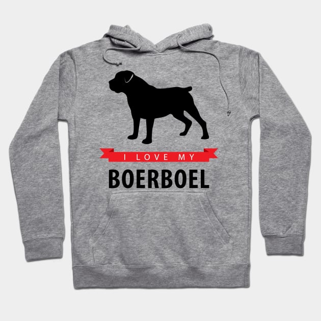 I Love My Boerboel Hoodie by millersye